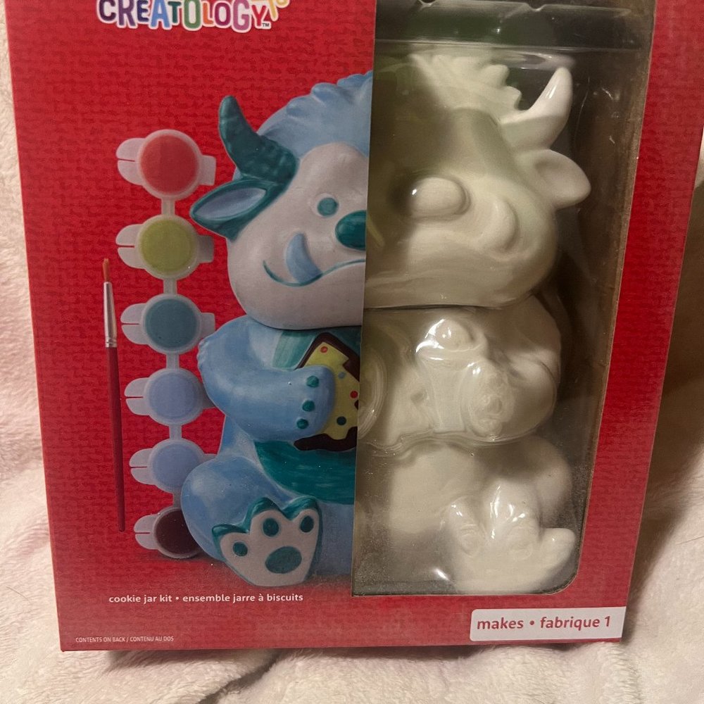 Creatology DIY Monster Cookie Jar Kit, NWT